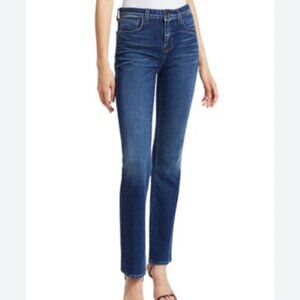 L'Agence Size 31 Oriana High Rise Straight Jeans NEW